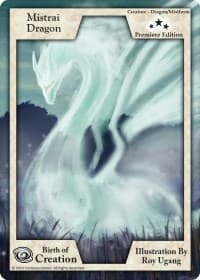 Mistrai Dragon (Premiere Edition) - Exodus Promo Cards - Exodus TCG card