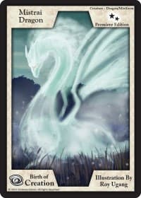 Mistrai Dragon (Premiere Edition) - Birth of Creation - Exodus TCG card