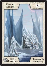 Oceano Dragon (Premiere Edition) - Birth of Creation - Exodus TCG card