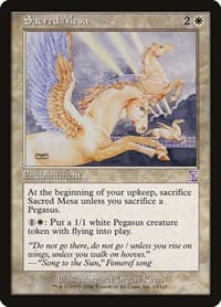 Sacred Mesa - Timeshifted - Magic: The Gathering card