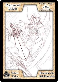 Princess of Blades (Limited Edition) - Limited Edition Sketch Cards - Exodus TCG card