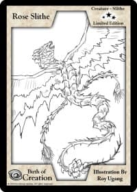 Rose Slithe (Limited Edition) - Limited Edition Sketch Cards - Exodus TCG card