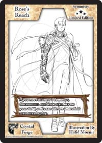 Rose's Reach (Limited Edition) - Limited Edition Sketch Cards - Exodus TCG card