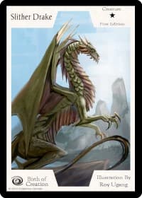 Slither Drake (First Edition) - Birth of Creation - Exodus TCG card