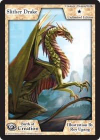 Slither Drake (Unlimited Edition) - Birth of Creation - Exodus TCG card