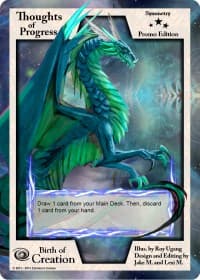 Thoughts of Progress (Promo Edition) - Exodus Promo Cards - Exodus TCG card