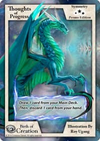 Thoughts of Progress (Promo Edition) (Bold Card Text) - Exodus Promo Cards - Exodus TCG card