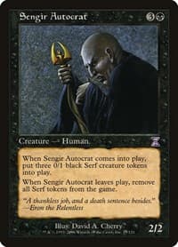Sengir Autocrat - Timeshifted - Magic: The Gathering card