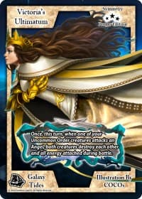 Victoria's Ultimatum (Promo Edition) - Exodus Promo Cards - Exodus TCG card