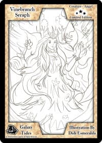 Vinebranch Seraph (Limited Edition) - Limited Edition Sketch Cards - Exodus TCG card