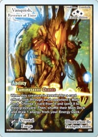 Vanquish, Reverser of Time (First Edition) - Crystal Forge - Exodus TCG card