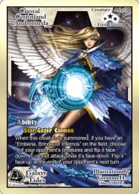 Crystal Command Andromeda (First Edition) - Galaxy Tides - Exodus TCG card