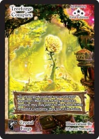 Treeforge Complex (First Edition) - Crystal Forge - Exodus TCG card
