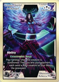 Cosmic Shield Archangel (First Edition) - Galaxy Tides - Exodus TCG card
