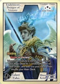 Endelmore, Bringer of Victory (First Edition) - Galaxy Tides - Exodus TCG card