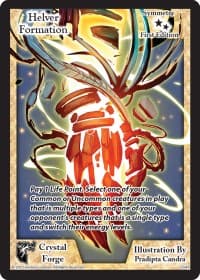Helver Formation (First Edition) - Crystal Forge - Exodus TCG card