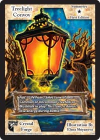 Treelight Convoy (First Edition) - Crystal Forge - Exodus TCG card