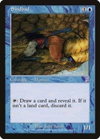 Sindbad - Timeshifted - Magic: The Gathering card