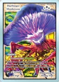 Harbinger Mushroom (First Edition) - Crystal Forge - Exodus TCG card