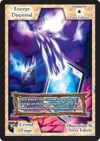 Energy Dispersal (First Edition) - Crystal Forge - Exodus TCG card