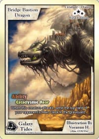 Bridge Bastion Dragon (First Edition) - Galaxy Tides - Exodus TCG card