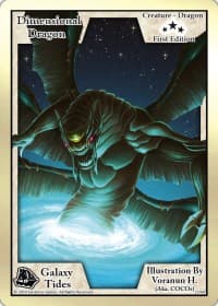 Dimensional Dragon (First Edition) - Galaxy Tides - Exodus TCG card