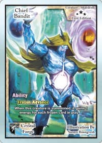 Chief Bandit (First Edition) - Crystal Forge - Exodus TCG card