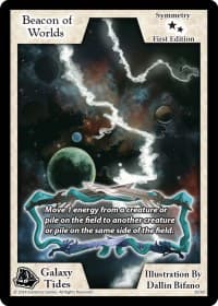 Beacon of Worlds (First Edition) - Galaxy Tides - Exodus TCG card