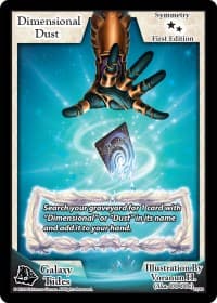 Dimensional Dust (First Edition) - Galaxy Tides - Exodus TCG card