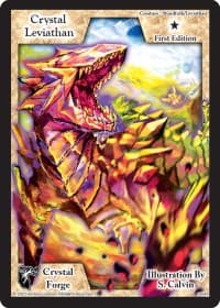 Crystal Leviathan (First Edition) - Crystal Forge - Exodus TCG card