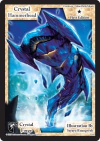 Crystal Hammerhead (First Edition) - Crystal Forge - Exodus TCG card
