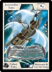 Interstellar Tides (First Edition) - Galaxy Tides - Exodus TCG card