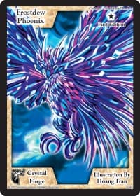 Frostdew Phoenix (First Edition) - Crystal Forge - Exodus TCG card