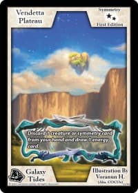 Vendetta Plateau (First Edition) - Galaxy Tides - Exodus TCG card