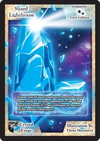 Shard Lighthouse (First Edition) - Crystal Forge - Exodus TCG card