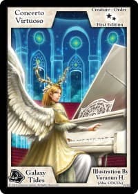 Concerto Virtuoso (First Edition) - Galaxy Tides - Exodus TCG card