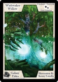 Wishwaker Willow (First Edition) - Galaxy Tides - Exodus TCG card