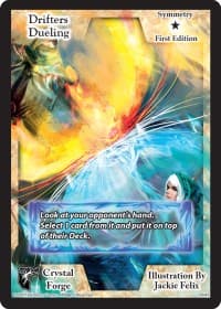 Drifters Dueling (First Edition) - Crystal Forge - Exodus TCG card