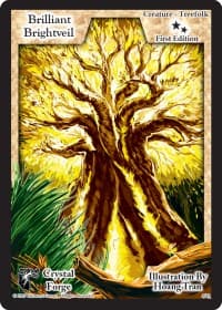 Brilliant Brightveil (First Edition) - Crystal Forge - Exodus TCG card