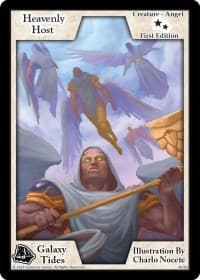 Heavenly Host (First Edition) - Galaxy Tides - Exodus TCG card