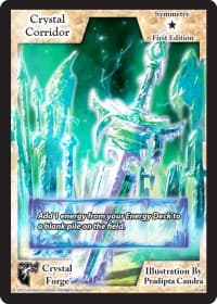 Crystal Corridor (First Edition) - Crystal Forge - Exodus TCG card