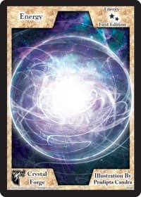 Energy (First Edition) - Crystal Forge - Exodus TCG card