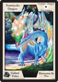 Starsmoke Dragon (First Edition) - Galaxy Tides - Exodus TCG card