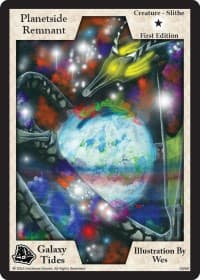 Planetside Remnant (First Edition) - Galaxy Tides - Exodus TCG card