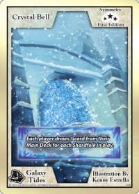 Crystal Bell (First Edition) - Galaxy Tides - Exodus TCG card