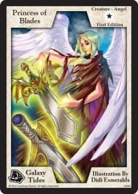 Princess of Blades (First Edition) - Galaxy Tides - Exodus TCG card
