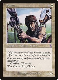 Squire - Timeshifted - Magic: The Gathering card