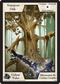 Starspear Oak (First Edition) - Galaxy Tides - Exodus TCG card