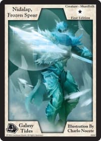 Nidalap, Frozen Spear (First Edition) - Galaxy Tides - Exodus TCG card