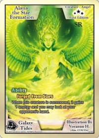 Alana the Star Formation (First Edition) (Secret Rare) - Galaxy Tides - Exodus TCG card